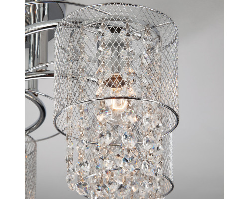 Сделать заказ Люстра на штанге Eurosvet 30137/5 хром| VIVID-LIGHT.RU