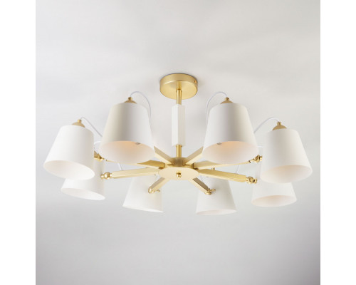 Оформить заказ Люстра на штанге Eurosvet 70083/8 золото| VIVID-LIGHT.RU