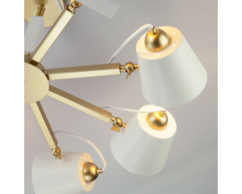 Оформить заказ Люстра на штанге Eurosvet 70083/8 золото| VIVID-LIGHT.RU