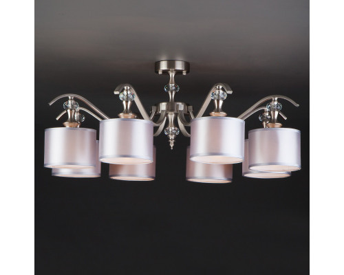 Заказать Люстра на штанге Eurosvet 60070/8 сатин-никель| VIVID-LIGHT.RU