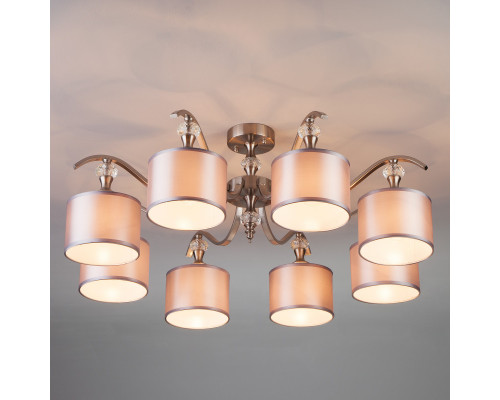 Заказать Люстра на штанге Eurosvet 60070/8 сатин-никель| VIVID-LIGHT.RU