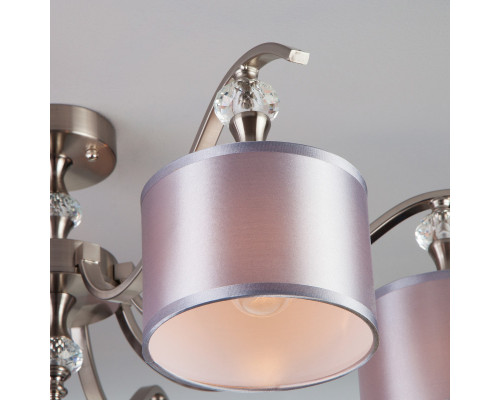 Заказать Люстра на штанге Eurosvet 60070/8 сатин-никель| VIVID-LIGHT.RU