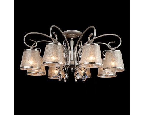 Купить Люстра на штанге Eurosvet 60065/8 серебро| VIVID-LIGHT.RU