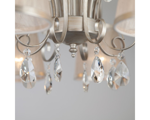 Купить Люстра на штанге Eurosvet 60065/8 серебро| VIVID-LIGHT.RU