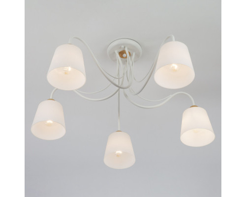 Сделать заказ Люстра на штанге Eurosvet 70062/5 белый| VIVID-LIGHT.RU