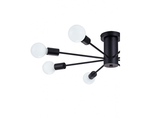 Сделать заказ Люстра на штанге Natali Kovaltseva LOFT 75140/8C BLACK| VIVID-LIGHT.RU