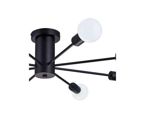 Сделать заказ Люстра на штанге Natali Kovaltseva LOFT 75140/8C BLACK| VIVID-LIGHT.RU