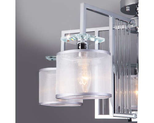 Купить Люстра на штанге Eurosvet 60123/5 хром Smart (60108/5)| VIVID-LIGHT.RU