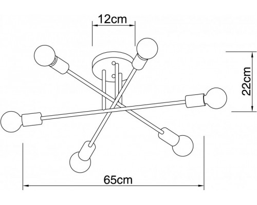 Купить Люстра на штанге ARTE Lamp A5435PL-6WH| VIVID-LIGHT.RU