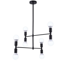 Люстра на штанге Natali Kovaltseva LOFT LUX 75129/8C BLACK