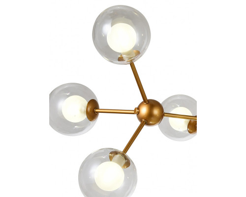 Сделать заказ Люстра на штанге Natali Kovaltseva VENTI 81422/8C GOLD SATIN| VIVID-LIGHT.RU