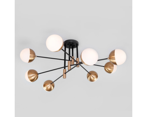 Сделать заказ Люстра на штанге Eurosvet 70129/8 латунь| VIVID-LIGHT.RU