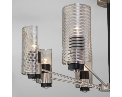 Купить Люстра на штанге Eurosvet 70139/8 никель| VIVID-LIGHT.RU