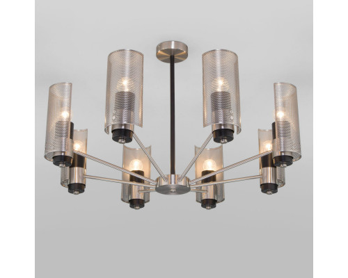 Купить Люстра на штанге Eurosvet 70139/8 никель| VIVID-LIGHT.RU