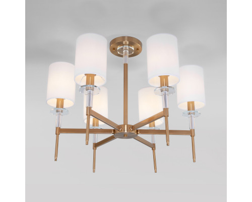 Заказать Люстра на штанге Eurosvet 60132/6 латунь| VIVID-LIGHT.RU