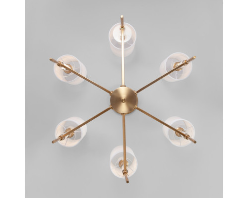 Заказать Люстра на штанге Eurosvet 60132/6 латунь| VIVID-LIGHT.RU