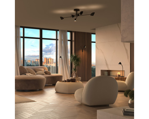 Купить Люстра на штанге Mantra 7580| VIVID-LIGHT.RU