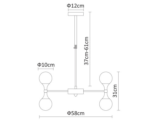 Оформить заказ Люстра на штанге ARTE Lamp A9162LM-12CC| VIVID-LIGHT.RU