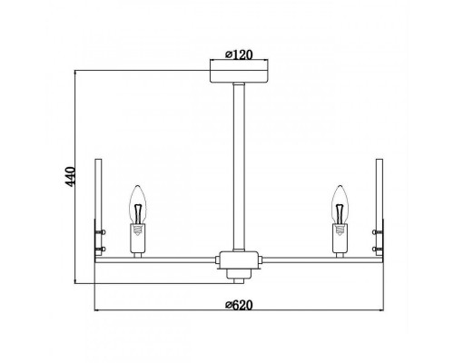 Заказать Люстра на штанге Vele Luce VL1951L06| VIVID-LIGHT.RU
