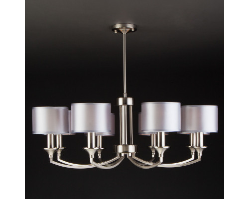Оформить заказ Люстра на штанге Eurosvet 60067/8 сатин-никель| VIVID-LIGHT.RU
