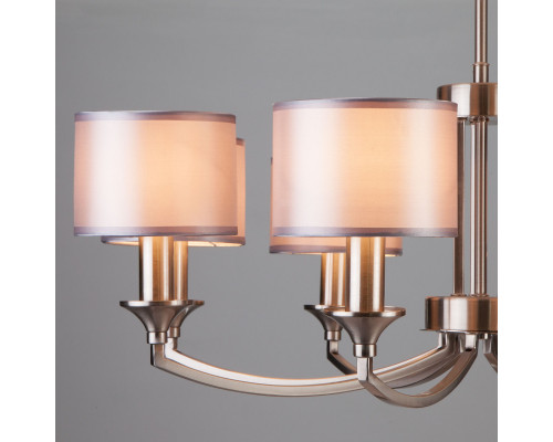 Оформить заказ Люстра на штанге Eurosvet 60067/8 сатин-никель| VIVID-LIGHT.RU