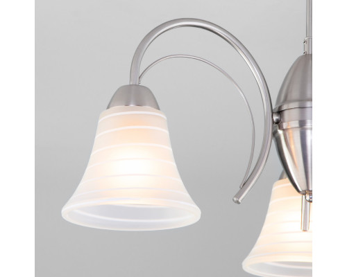 Купить Люстра на штанге Eurosvet 30173/3 сатин-никель| VIVID-LIGHT.RU