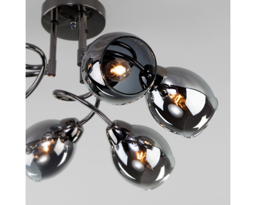 Оформить заказ Люстра на штанге Eurosvet 30171/6 черный жемчуг| VIVID-LIGHT.RU