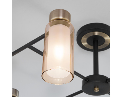 Купить Люстра на штанге Eurosvet 70115/8 черный| VIVID-LIGHT.RU