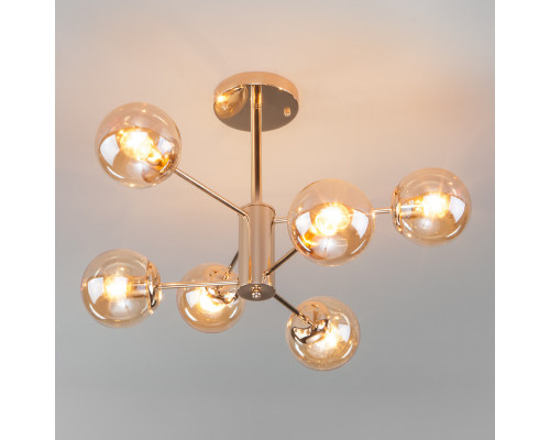 Заказать Люстра на штанге Eurosvet 30166/6 золото| VIVID-LIGHT.RU