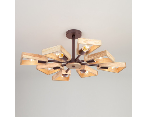 Сделать заказ Люстра на штанге Eurosvet 70056/8 кофе| VIVID-LIGHT.RU