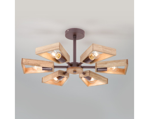 Сделать заказ Люстра на штанге Eurosvet 70056/6 кофе| VIVID-LIGHT.RU