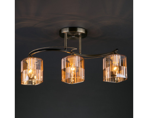 Заказать Люстра на штанге Eurosvet 30124/3 античная бронза| VIVID-LIGHT.RU