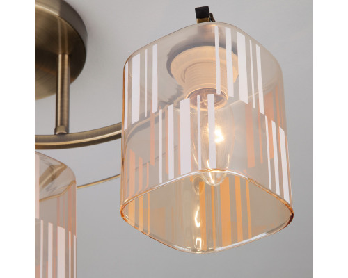 Заказать Люстра на штанге Eurosvet 30124/3 античная бронза| VIVID-LIGHT.RU