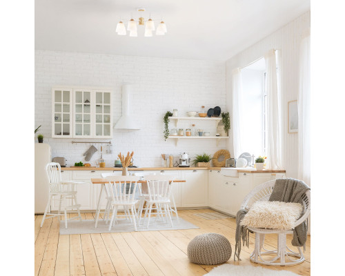 Заказать Люстра на штанге Eurosvet 70085/8 белый| VIVID-LIGHT.RU