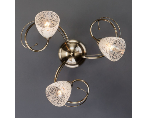 Заказать Люстра на штанге Eurosvet 30130/3 античная бронза| VIVID-LIGHT.RU