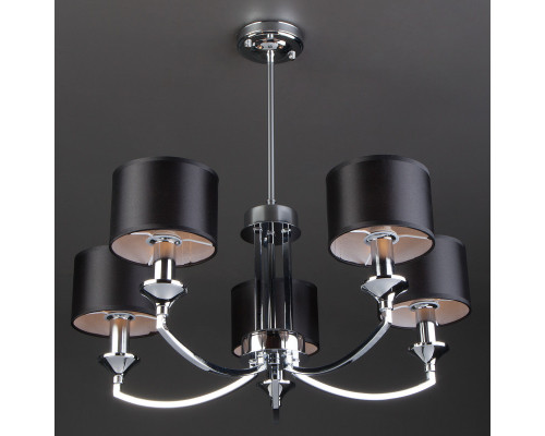 Сделать заказ Люстра на штанге Eurosvet 60067/5 хром| VIVID-LIGHT.RU