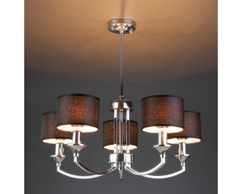 Сделать заказ Люстра на штанге Eurosvet 60067/5 хром| VIVID-LIGHT.RU