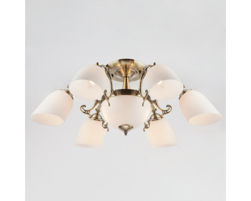 Купить Люстра на штанге Eurosvet 22010/6+2 античная бронза| VIVID-LIGHT.RU