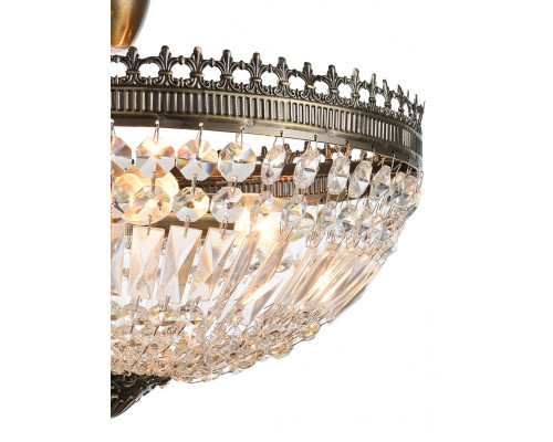 Оформить заказ Люстра на штанге Natali Kovaltseva ROCOCO 81406/4C ANTIQUE| VIVID-LIGHT.RU