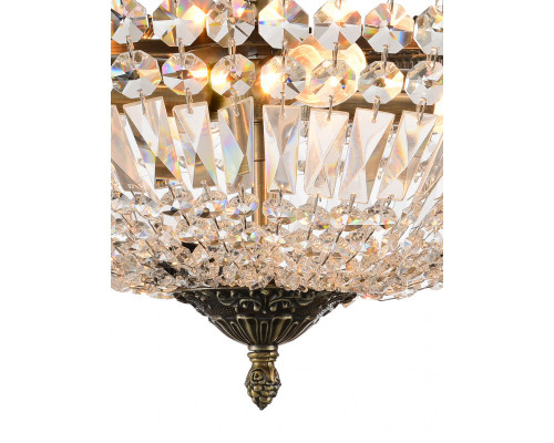 Оформить заказ Люстра на штанге Natali Kovaltseva ROCOCO 81406/4C ANTIQUE| VIVID-LIGHT.RU