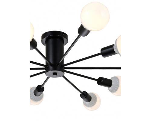 Заказать Люстра на штанге Natali Kovaltseva LOFT 79014/10С BLACK| VIVID-LIGHT.RU