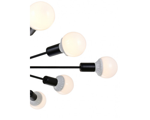 Заказать Люстра на штанге Natali Kovaltseva LOFT 79014/10С BLACK| VIVID-LIGHT.RU