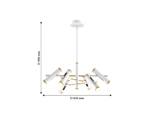 Оформить заказ Люстра на штанге Favourite 2323-12U| VIVID-LIGHT.RU