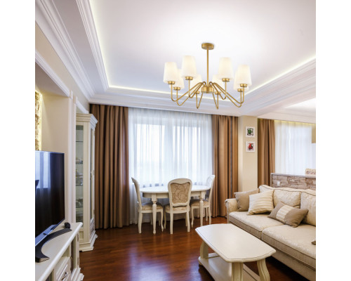 Оформить заказ Люстра на штанге LUMION 3791/8C| VIVID-LIGHT.RU