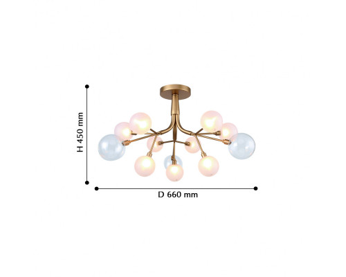 Сделать заказ Люстра на штанге Favourite 2515-9U| VIVID-LIGHT.RU