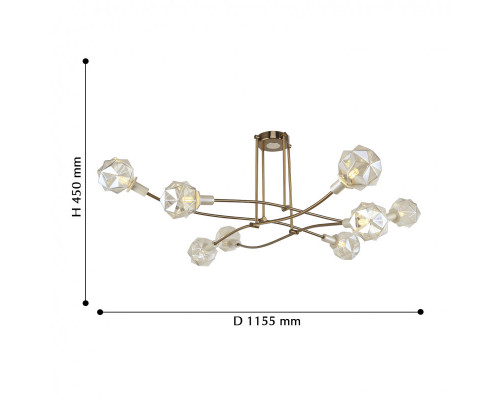 Оформить заказ Люстра на штанге Favourite 2669-8P| VIVID-LIGHT.RU
