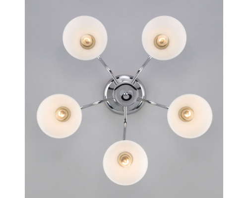 Купить Люстра на штанге Eurosvet 30172/5 хром| VIVID-LIGHT.RU