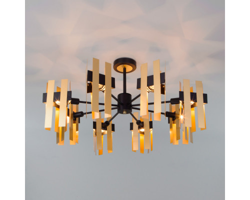 Сделать заказ Люстра на штанге Eurosvet 70116/8 черный| VIVID-LIGHT.RU