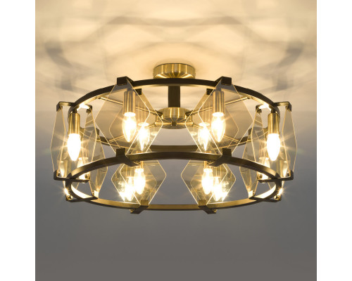 Сделать заказ Люстра на штанге Eurosvet 60116/8 черный| VIVID-LIGHT.RU