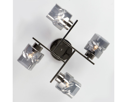 Сделать заказ Люстра на штанге Eurosvet 30165/4 черный жемчуг| VIVID-LIGHT.RU